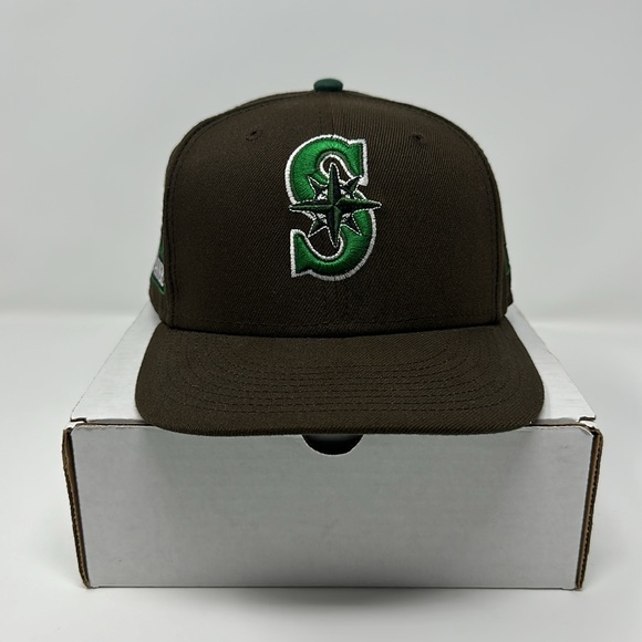 Pro Image Sports Seattle Mariners “Starbucks” Fitted Hat Size 7 3/8 - Picture 2 of 6